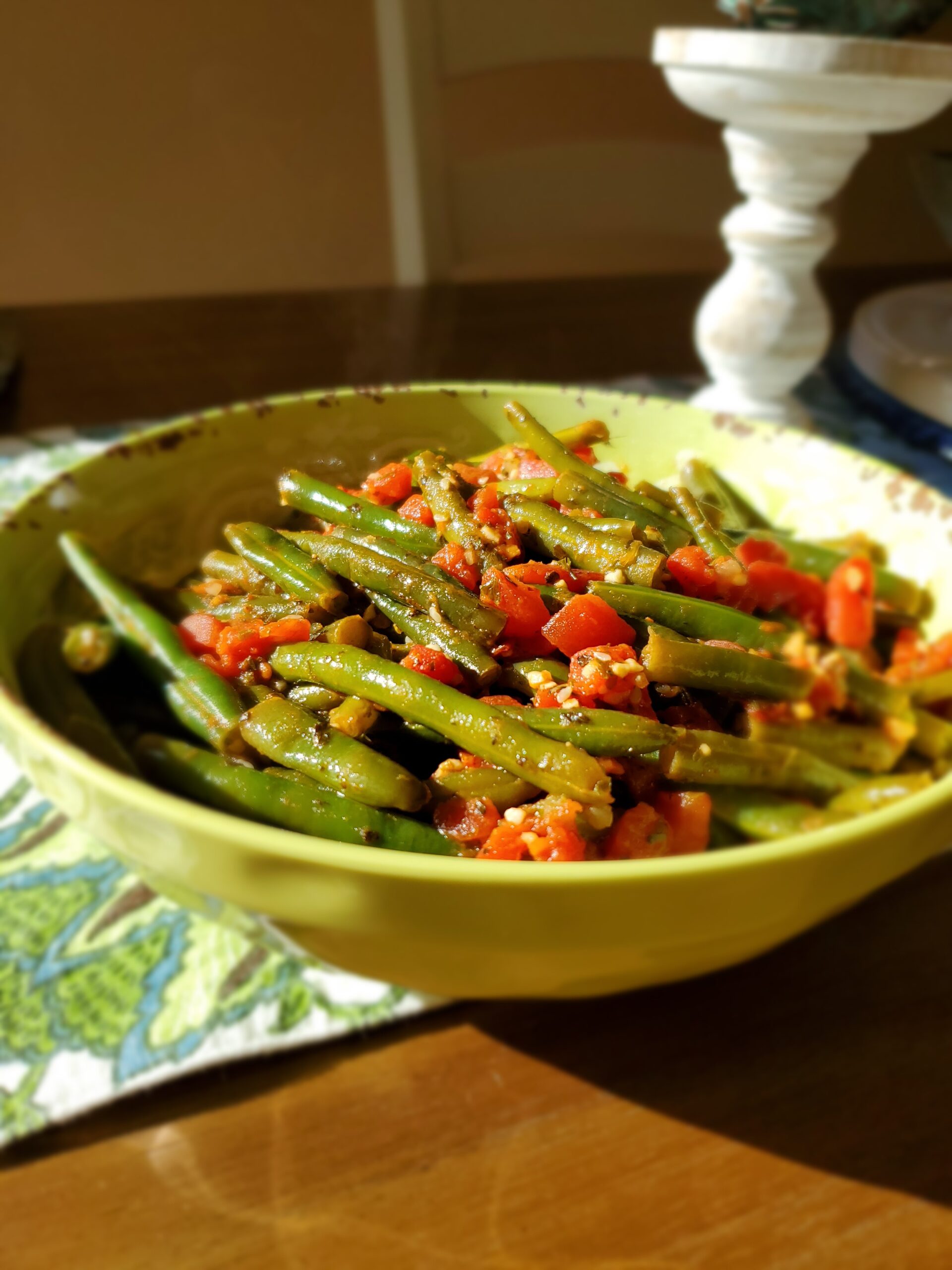 Divinely Dippin’ Green Beans With A Tomato Chaser